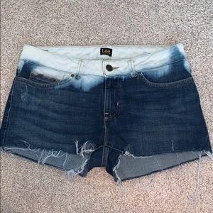 Lee Acid Wash Jean Shorts